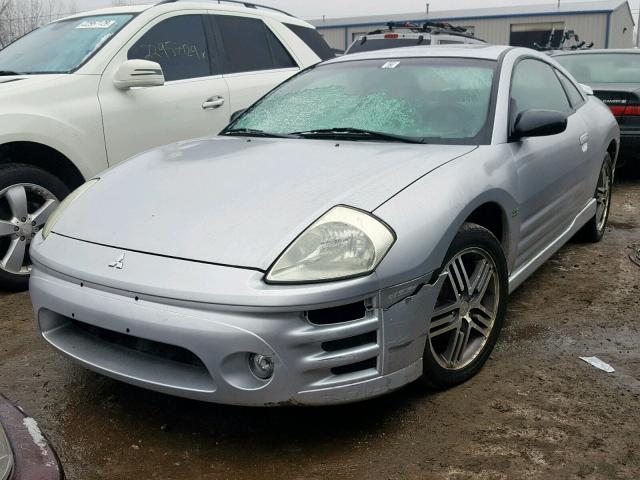 4A3AC74H85E007371 - 2005 MITSUBISHI ECLIPSE GT SILVER photo 2