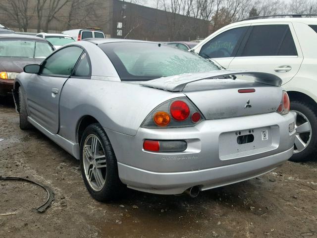 4A3AC74H85E007371 - 2005 MITSUBISHI ECLIPSE GT SILVER photo 3