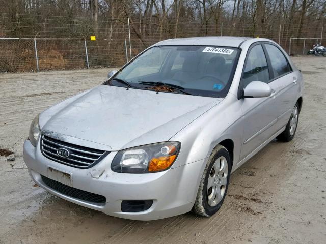 KNAFE221895650530 - 2009 KIA SPECTRA EX SILVER photo 2