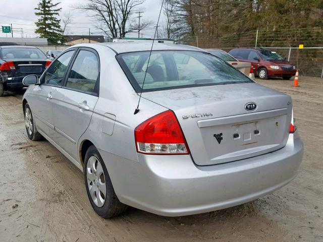 KNAFE221895650530 - 2009 KIA SPECTRA EX SILVER photo 3