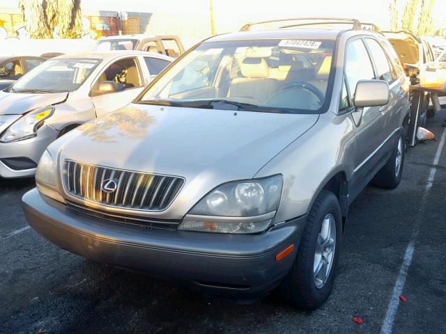 JT6HF10U8X0076092 - 1999 LEXUS RX 300 BEIGE photo 2