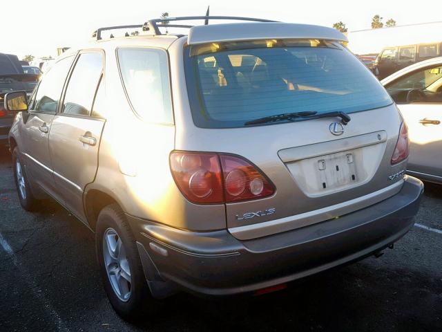 JT6HF10U8X0076092 - 1999 LEXUS RX 300 BEIGE photo 3