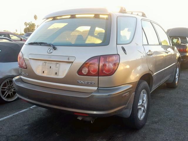 JT6HF10U8X0076092 - 1999 LEXUS RX 300 BEIGE photo 4