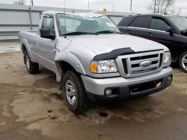 1FTYR11E16PA55467 - 2006 FORD RANGER SILVER photo 1