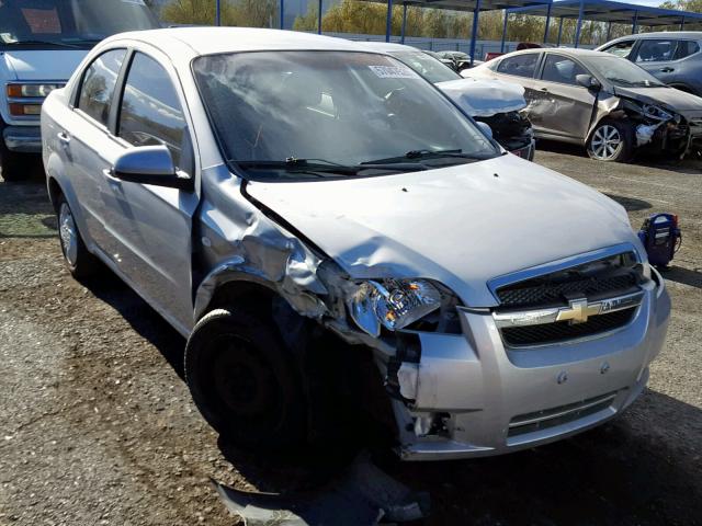 KL1TD56637B105969 - 2007 CHEVROLET AVEO BASE Gümüş foto 1