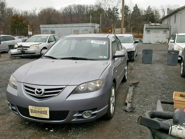 JM1BK323561466764 - 2006 MAZDA 3 S GRAY photo 2