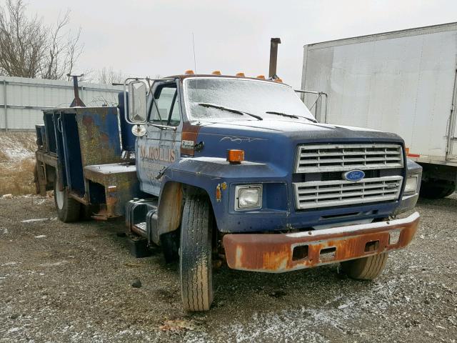 1FDXK84A2PVA00231 - 1993 FORD F800 F BLUE photo 1