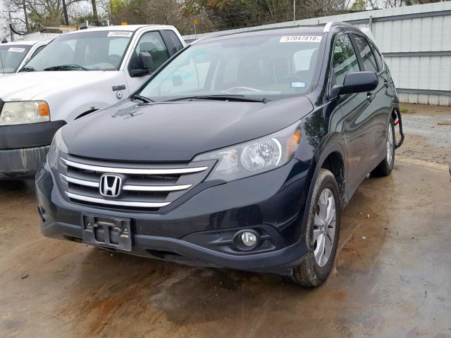 2HKRM3H74DH506714 - 2013 HONDA CR-V EXL BLACK photo 2