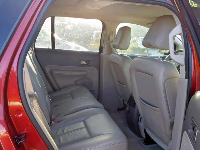 2FMDK39C48BB38480 - 2008 FORD EDGE LIMIT BURGUNDY photo 6