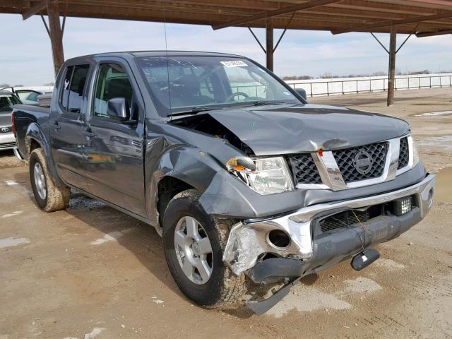 1N6AD07U07C434930 - 2007 NISSAN FRONTIER C GRAY photo 1