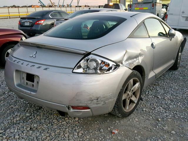 4A3AK24F68E037199 - 2008 MITSUBISHI ECLIPSE GS SILVER photo 4