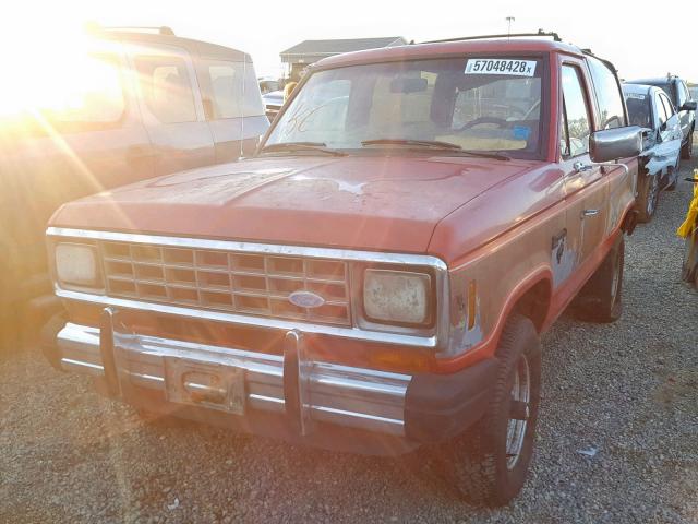 1FMCU14S4EUA41178 - 1984 FORD BRONCO II TWO TONE photo 2