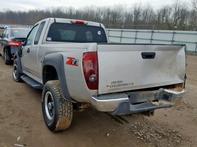 1GCDS196068215123 - 2006 CHEVROLET COLORADO SILVER photo 3