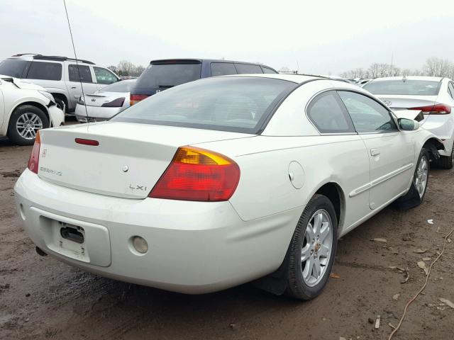 4C3AG52H71E055603 - 2001 CHRYSLER SEBRING LX WHITE photo 4