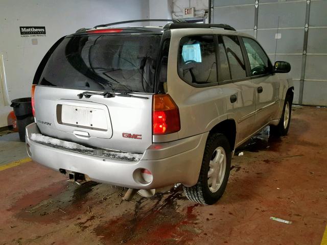 1GKDT13S962211081 - 2006 GMC ENVOY SILVER photo 4