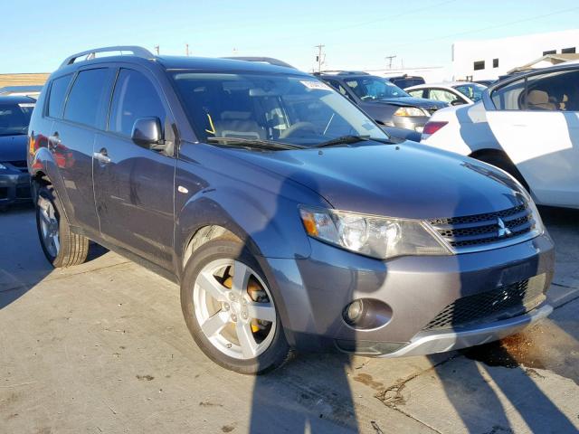 JA4MS41X47U011708 - 2007 MITSUBISHI OUTLANDER GRAY photo 1