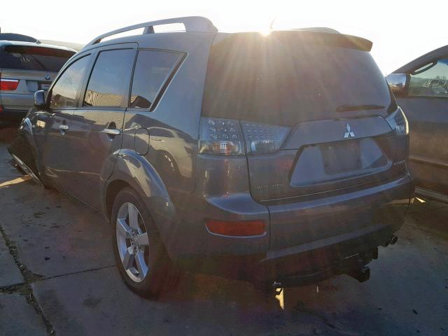 JA4MS41X47U011708 - 2007 MITSUBISHI OUTLANDER GRAY photo 3