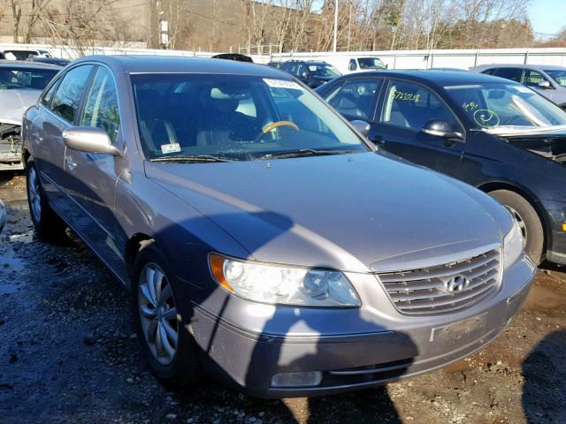 KMHFC46F77A242739 - 2007 HYUNDAI AZERA SE GRAY photo 1