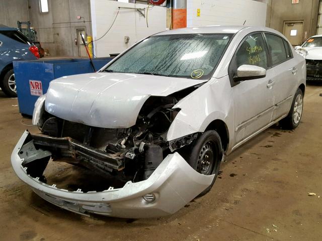 3N1AB6AP0CL718171 - 2012 NISSAN SENTRA 2.0 SILVER photo 2