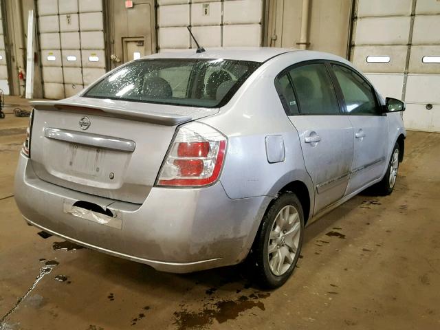 3N1AB6AP0CL718171 - 2012 NISSAN SENTRA 2.0 SILVER photo 4