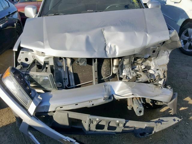 1GCESCF96C8140860 - 2012 CHEVROLET COLORADO L SILVER photo 7