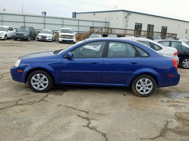 KL5JD52Z54K066285 - 2004 SUZUKI FORENZA S BLUE photo 9