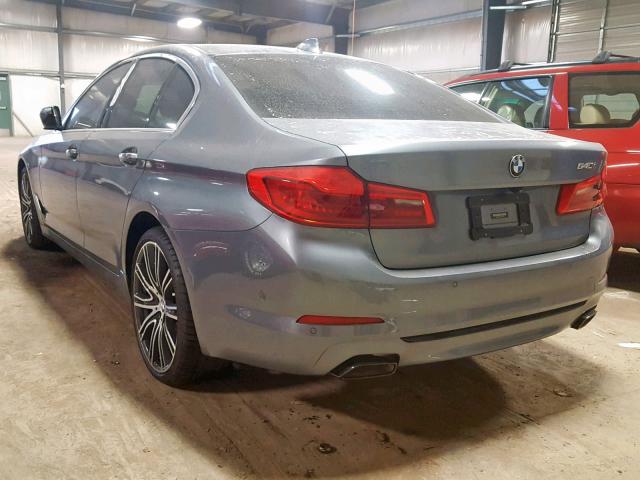 WBAJE5C35HG913913 - 2017 BMW 540 I GRAY photo 3