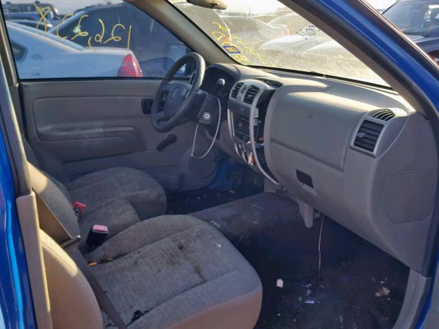 1GCCS249088211241 - 2008 CHEVROLET COLORADO L BLUE photo 5