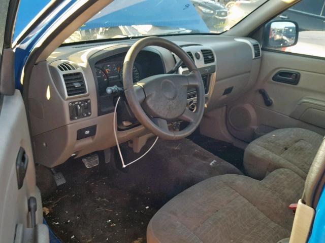 1GCCS249088211241 - 2008 CHEVROLET COLORADO L BLUE photo 9