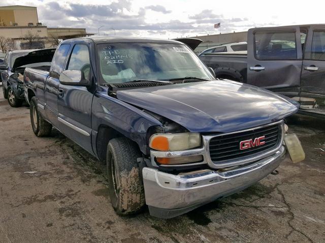 2GTEC19T5X1537414 - 1999 GMC NEW SIERRA BLUE photo 1