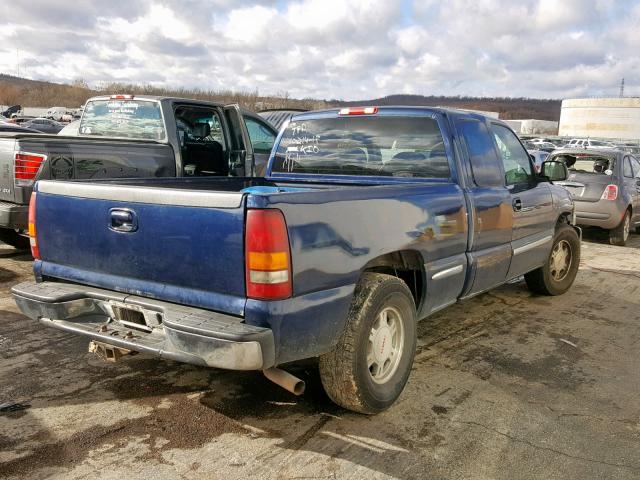 2GTEC19T5X1537414 - 1999 GMC NEW SIERRA BLUE photo 4