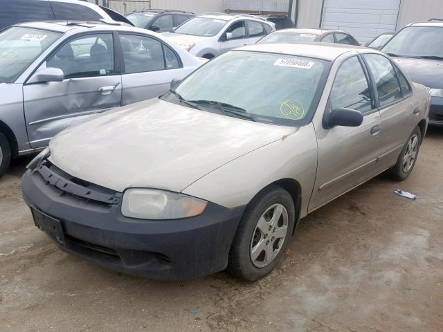 1G1JF52F247362659 - 2004 CHEVROLET CAVALIER L TAN photo 2