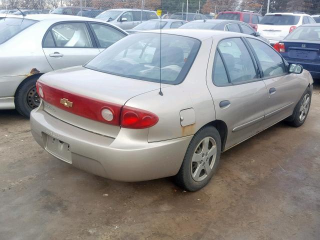 1G1JF52F247362659 - 2004 CHEVROLET CAVALIER L TAN photo 4