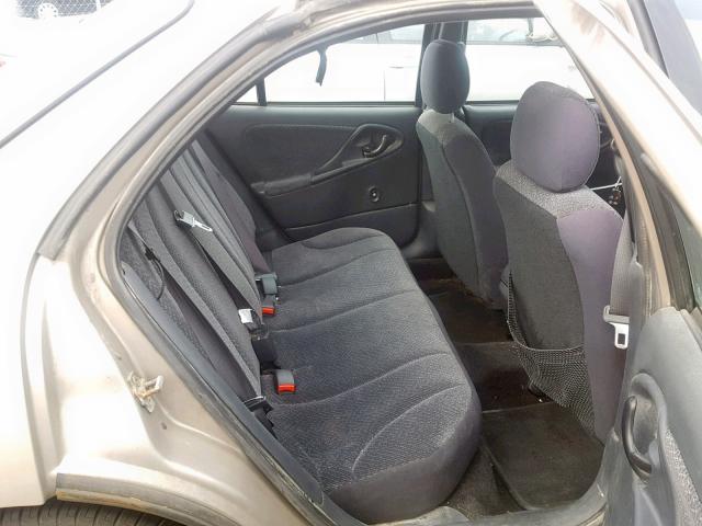 1G1JF52F247362659 - 2004 CHEVROLET CAVALIER L TAN photo 6