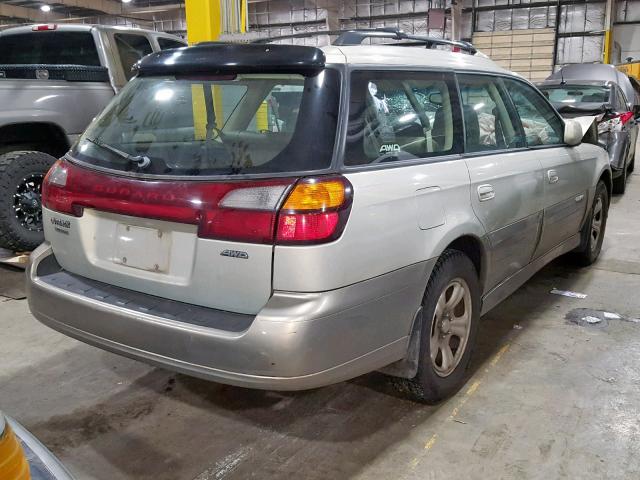 4S3BH686346623242 - 2004 SUBARU LEGACY OUT GOLD photo 4