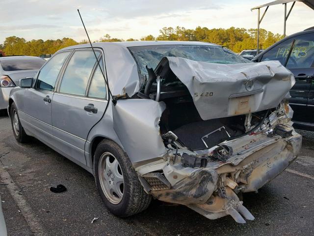 WDBGA43G2VA334851 - 1997 MERCEDES-BENZ S 420 SILVER photo 3