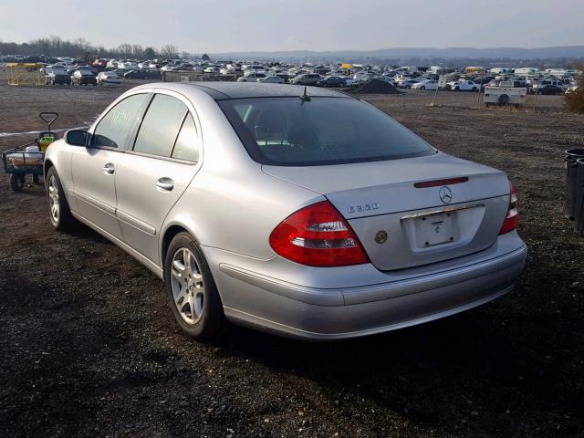 WDBUF65J93A318653 - 2003 MERCEDES-BENZ E 320 SILVER photo 3