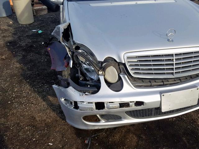 WDBUF65J93A318653 - 2003 MERCEDES-BENZ E 320 SILVER photo 9