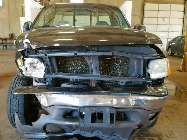 2FTRF18W04CA27704 - 2004 FORD F-150 HERI BLACK photo 9