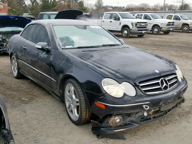 WDBTK72F79T101371 - 2009 MERCEDES-BENZ CLK 550 BLACK photo 1