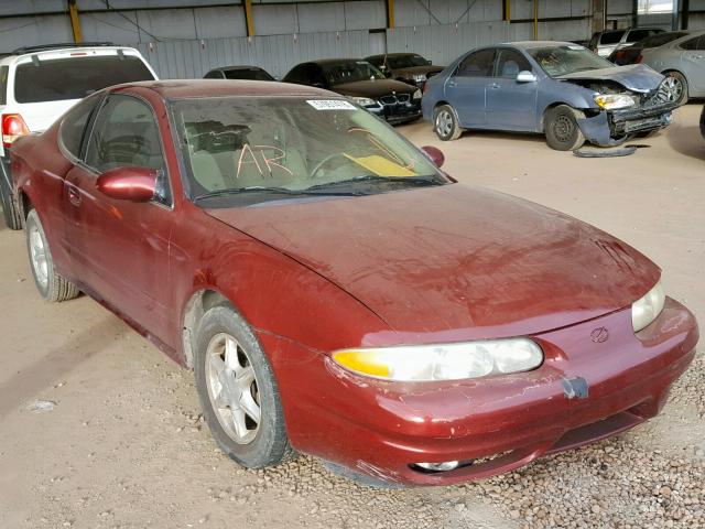 1G3NL12E5YC357762 - 2000 OLDSMOBILE ALERO GL MAROON photo 1