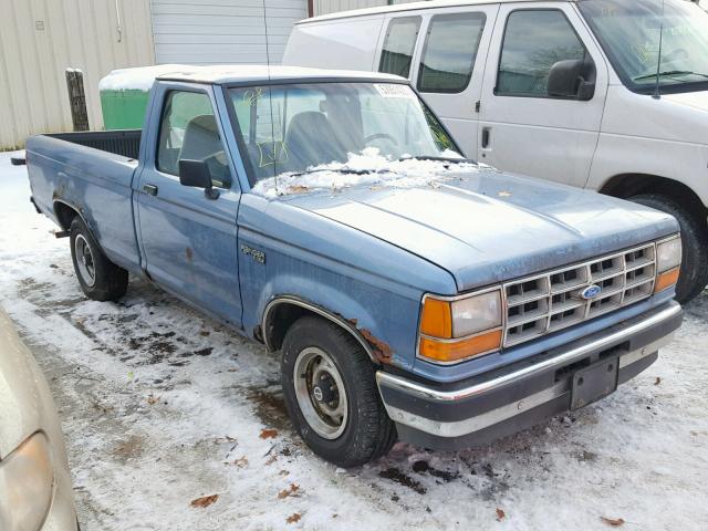 1FTCR10U2MUE19221 - 1991 FORD RANGER BLUE photo 1