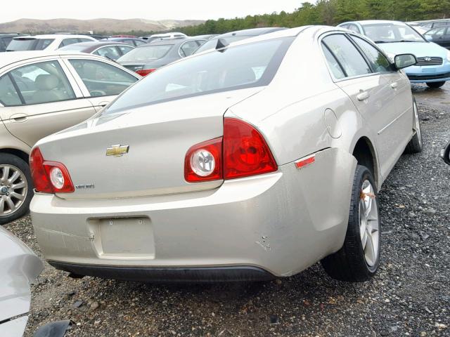 1G1ZB5E05CF220820 - 2012 CHEVROLET MALIBU LS GOLD photo 4