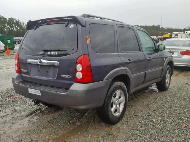 4F2CZ04145KM51854 - 2005 MAZDA TRIBUTE S SILVER photo 4