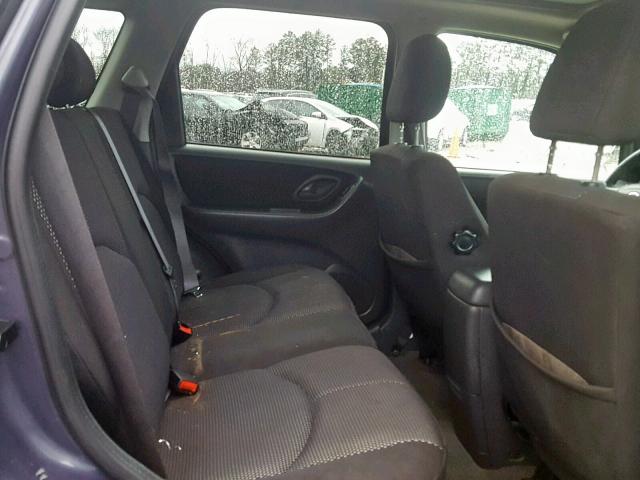 4F2CZ04145KM51854 - 2005 MAZDA TRIBUTE S SILVER photo 6