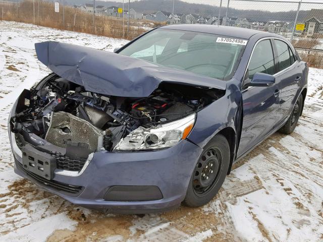 1G11C5SL8EF144263 - 2014 CHEVROLET MALIBU 1LT 蓝色 照片 2