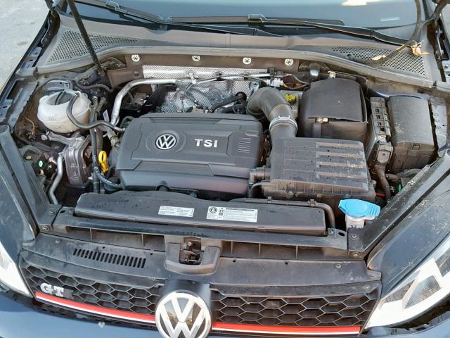 3VW4T7AU9GM029262 - 2016 VOLKSWAGEN GTI S/SE CHARCOAL photo 7