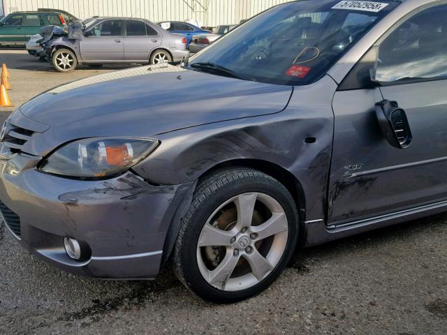 JM1BK144461494758 - 2006 MAZDA 3 HATCHBAC SILVER photo 9