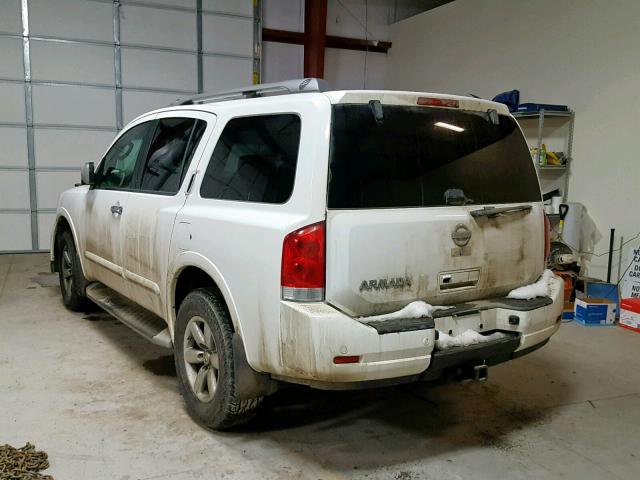 5N1AA0NC0BN614181 - 2011 NISSAN ARMADA SV WHITE photo 3