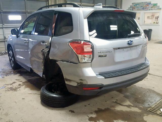 JF2SJAEC7HH569344 - 2017 SUBARU FORESTER 2 银色 照片 3